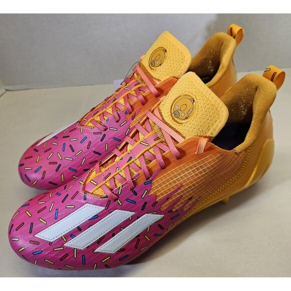Adidas Men\'s Adizero 12.0 Simpsons Donut Football Cleats Size 13 main image 14